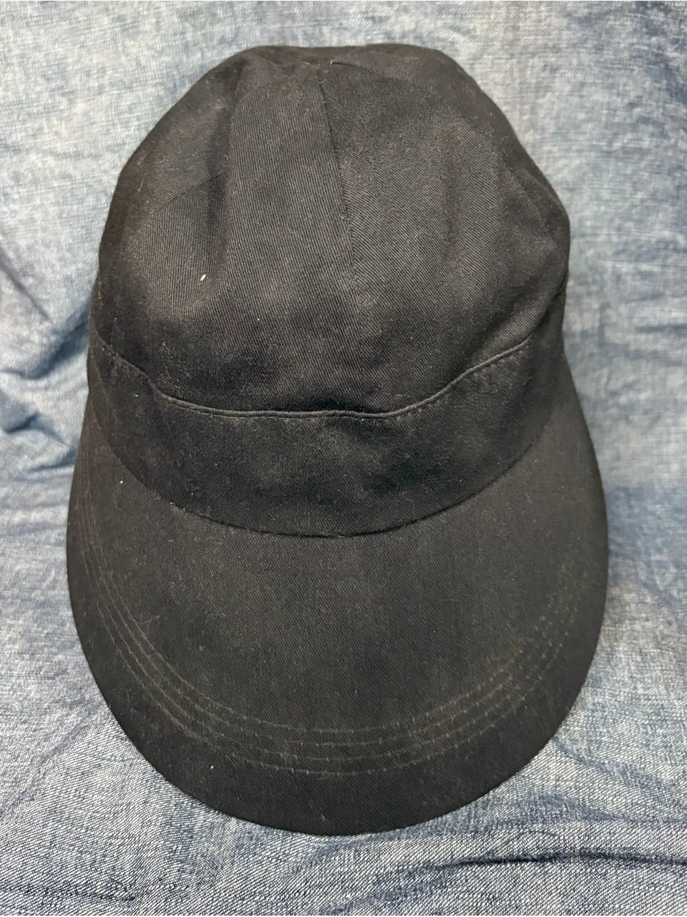 Scala Pronto Women Duck Bill Face Saver Cotton Hats Black Khaki Lot Of 2 O/S